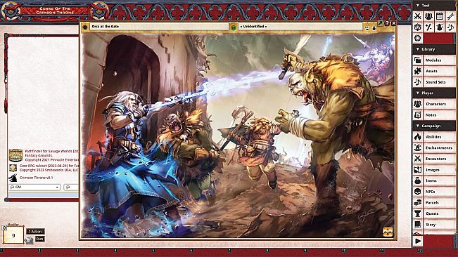 Fantasy Grounds - Pathfinder(R) for Savage Worlds: Curse of the Crimson Throne - Book 5: Skeletons of Scarwall