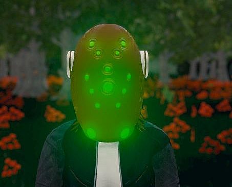 Hide and Seek - Glowing "Ninja Master" Mask