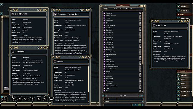 Fantasy Grounds - The Genius Guide to 110 Spell Variants