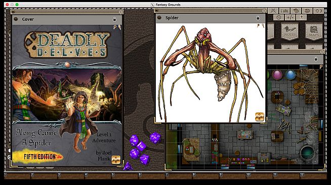 Fantasy Grounds - Deadly Delves: Along Came a Spider (5E)
