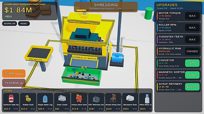 A Game About Shredding Everything