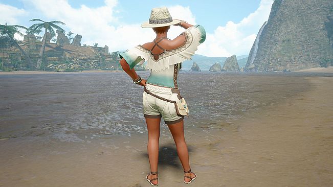 Monster Hunter Rise - "Summer Pants" Hunter layered armor piece