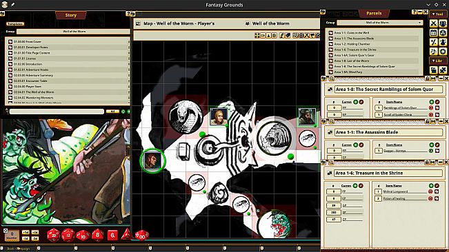Fantasy Grounds - Dungeon Crawl Classics #76.5: Well of the Worm
