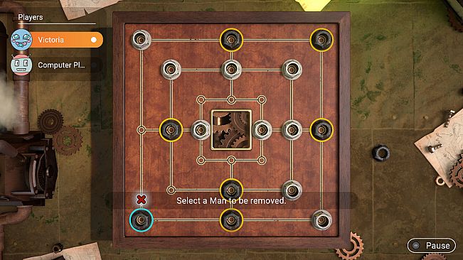 Backgammon + Checkers + Mills