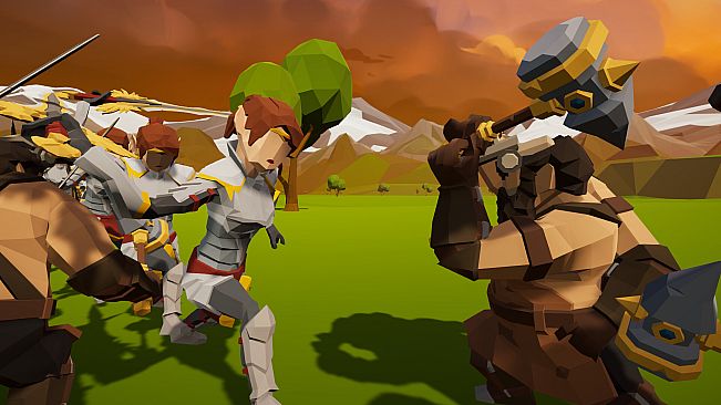 Polygon Fantasy Battle Simulator