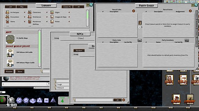 Fantasy Grounds - Sci-fi Skin (Savage Worlds)