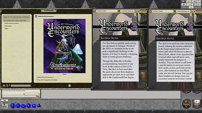 Fantasy Grounds - Rise of the Drow: Underworld Encounters