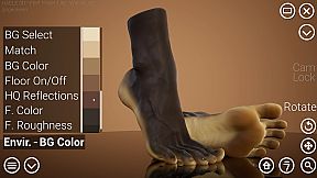 HAELE 3D - Feet Poses Lite - Drawing References