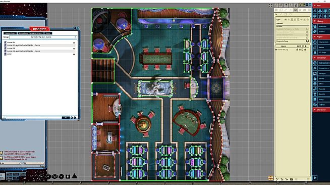 Fantasy Grounds - Starfinder RPG - Flip-Mat - Casino