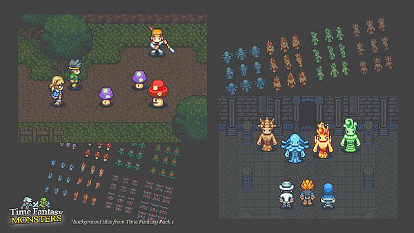 RPG Maker MZ - Time Fantasy: Monsters