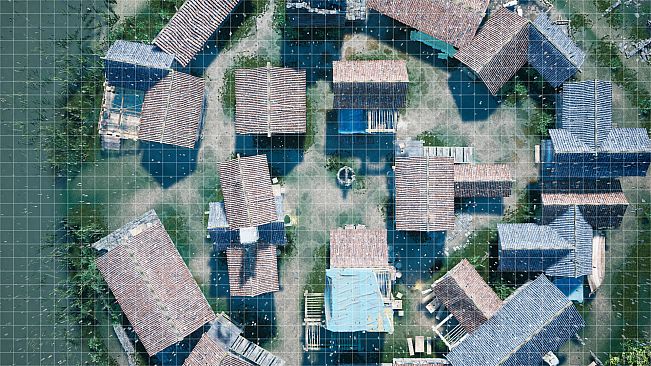 RPGScenery - River Settlement Scene