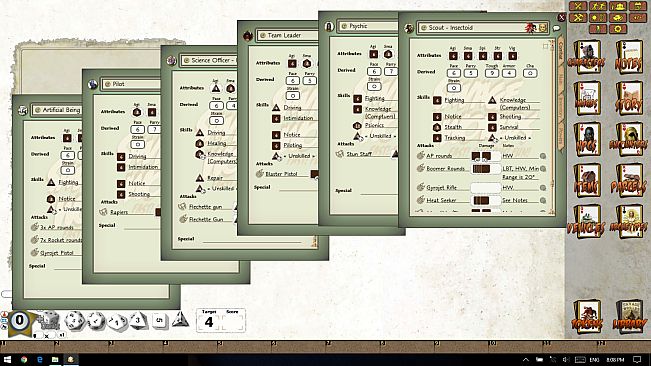 Fantasy Grounds - The Last Parsec: Archetypes (Savage Worlds)