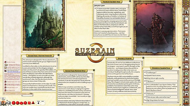 Fantasy Grounds - Suzerain: Caladon Falls (Savage Worlds)