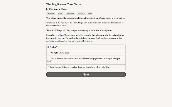 The Fog Knows Your Name