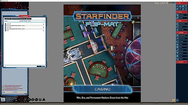 Fantasy Grounds - Starfinder RPG - Flip-Mat - Casino