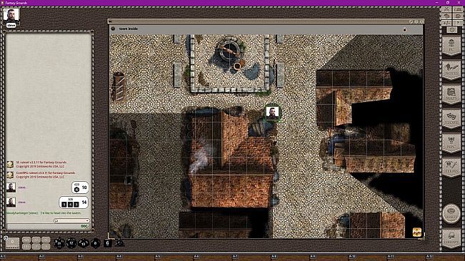 Fantasy Grounds - Black Scrolls Medieval Fantasy City (Map Tile Pack)