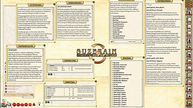Fantasy Grounds - Suzerain: Caladon Falls (Savage Worlds)