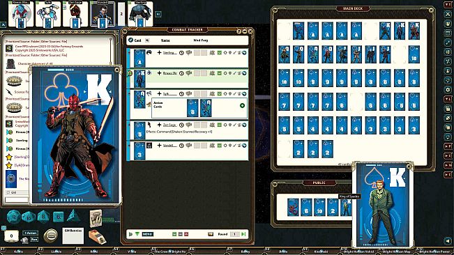 Fantasy Grounds - Starbreaker Action Deck