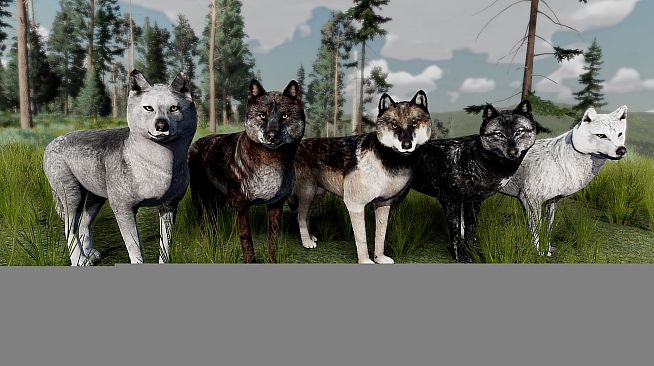WolfQuest: Anniversary - Yellowstone Wolf Coat Pack