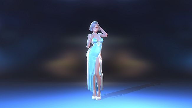 Angel Legion-DLC Cloud Dress (Cyan)