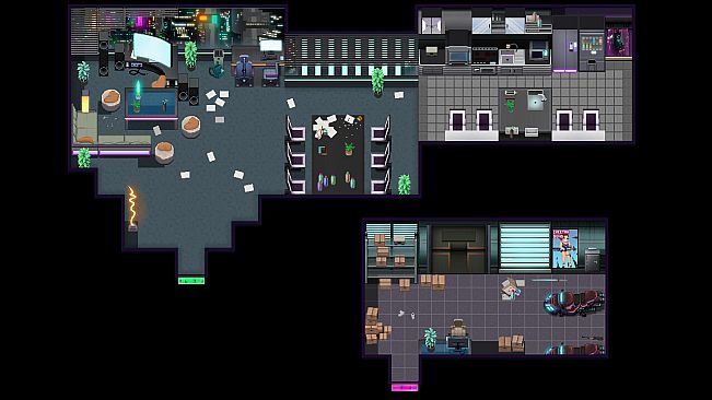 RPG Maker MV - Winlu Cyberpunk Tileset - Interior