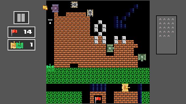 Tank Shoot 2D - Battle to save City Flag