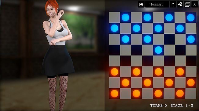 3D Hentai Checkers - Additional Girls 3