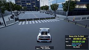 1980s & 90s Style - Retro Track Car Racer