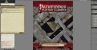 Fantasy Grounds - Pathfinder RPG - Pathfinder Flip-Map - Classic City Streets