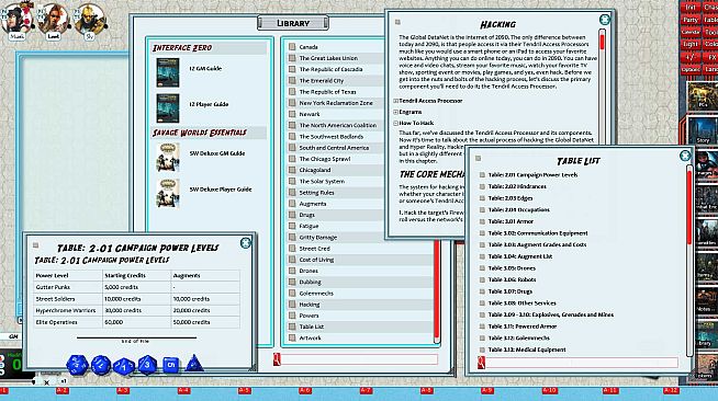 Fantasy Grounds - Interface Zero 2.0 for Savage Worlds