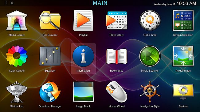 Zoom Player - 4K fullscreen navigation skin