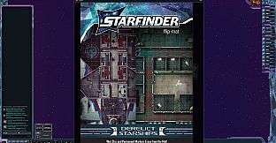 Fantasy Grounds - Starfinder 2 RPG - Flip-Mat: Derelict Starships