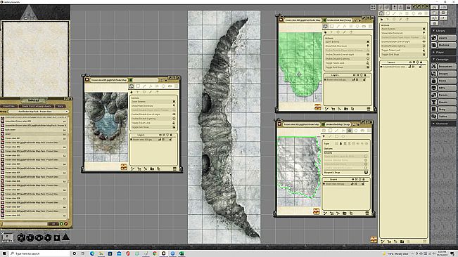 Fantasy Grounds - Pathfinder RPG - Map Pack - Frozen Sites