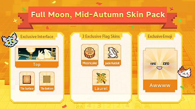 Let's Minesweeper - Full Moon, Mid-Autumn Skin Pack