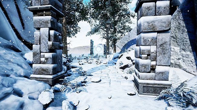 RPGScenery - Stairway in a Gorge Scene