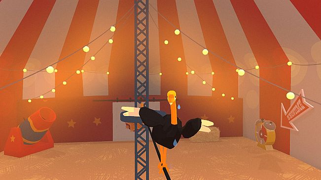 Oscar the Incredible Flying Ostrich