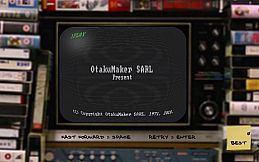 FIRST STEAM GAME VHS - COLOR RETRO RACER : MILES CHALLENGE