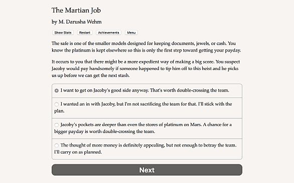 The Martian Job