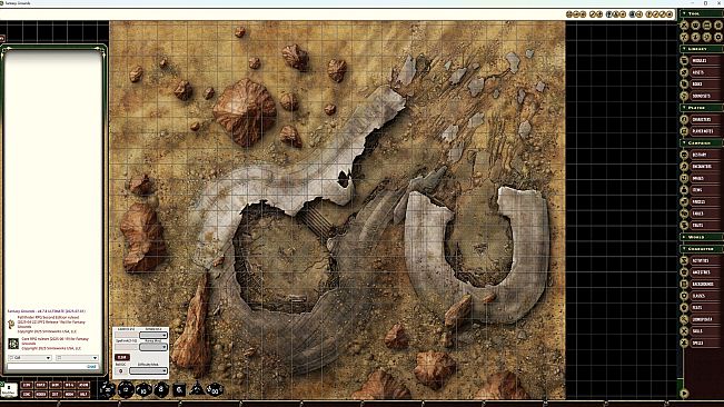Fantasy Grounds - Pathfinder RPG - Flip-Mat: Alien Ruins