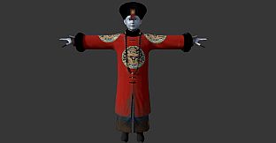 怨灵小僵-“灵婚—顾江·绛袍砗磲帽”服饰（外传剧情皮肤）