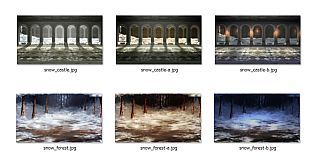 SRPG Studio Snow Background