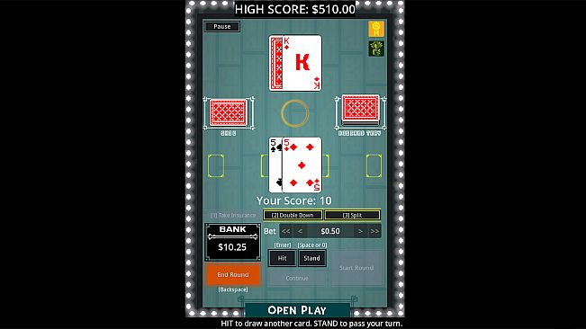 Blackjack 2D: Dealer's Gambit