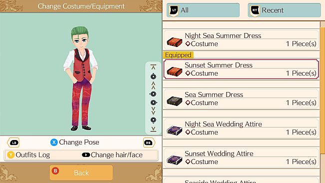 Seaside Wedding Set - WorldNeverland - Daily Life in the Elnea Kingdom