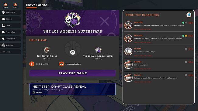 Astonishing Basketball Manager