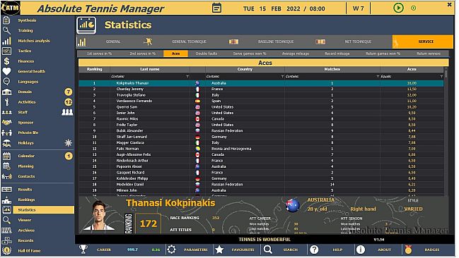 Absolute Tennis Manager