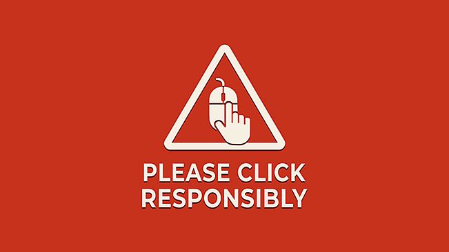 Please Click Responsibly