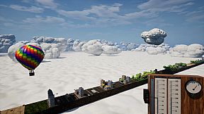 Endlessly side-scrolling Balloon Simulator 2024