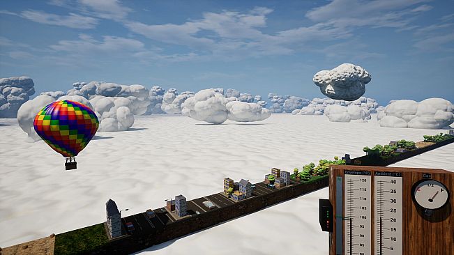 Endlessly side-scrolling Balloon Simulator 2024