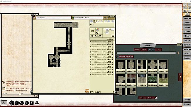 Fantasy Grounds - Pathfinder RPG - Pathfinder Flip-Tiles: Dungeon Starter Set