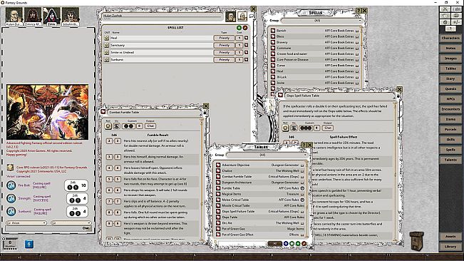 Fantasy Grounds - Advanced Fighting Fantasy 2E Ruleset